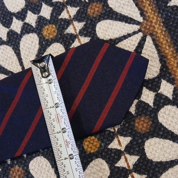 Striped Silk Repp Narrow Tie Polo Ralph Lauren - Picture 12 of 12